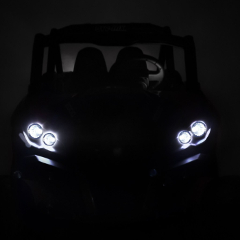 Buggy SuperStar dla dzieci Różowy + MP4 + Napęd 4x4 + Pilot + Bagażnik + LED + Blokada drzwi