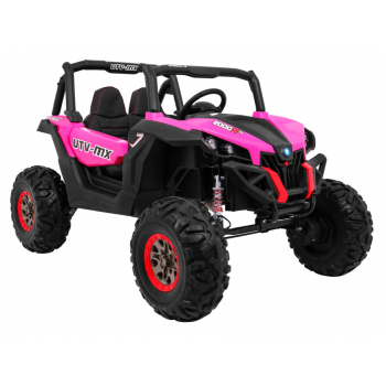 Buggy SuperStar dla dzieci Różowy + Napęd 4x4 + Pilot + Bagażnik + MP3 LED + Blokada drzwi