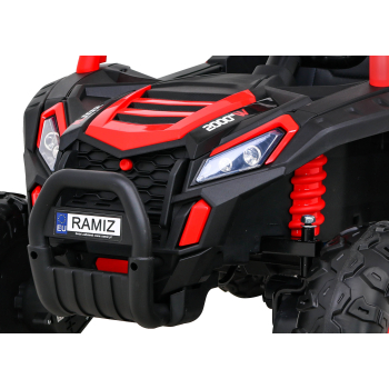 Buggy UTV 2000M Racing Auto na akumulator Czerwony + MP3 Dźwięki Światła + Pilot + Wolny Start