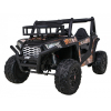 Buggy UTV Terenówka dla dzieci Czarny + Pilot + Bagażnik + Wolny Start + EVA + MP3 LED