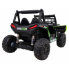 Buggy UTV Terenówka dla dzieci Zielony + Pilot + Bagażnik + Wolny Start + EVA + MP3 LED