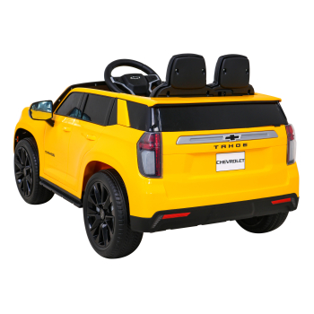 Chevrolet Tahoe - SUV -  Elektryczne Autko dla dzieci Żółte + Pilot