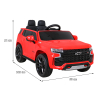 Chevrolet Tahoe Elektryczne Autko dla dzieci Czerwony + Pilot + EVA + Radio MP3 + LED
