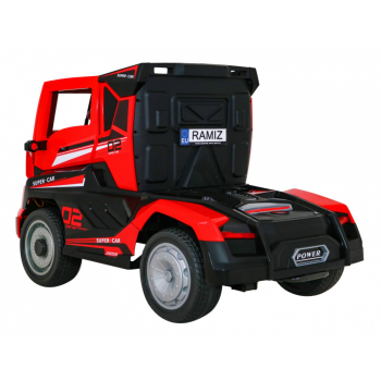 Ciężarówka Super Truck z Naczepą dla dzieci + Pilot + Wolny Start + Koła EVA + Audio Światła