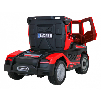 Ciężarówka Super Truck z Naczepą dla dzieci + Pilot + Wolny Start + Koła EVA + Audio Światła