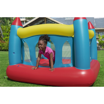 Dmuchany Jumping Zamek dla dzieci 3+ BESTWAY Dmuchana platforma + Ścianki z siatki