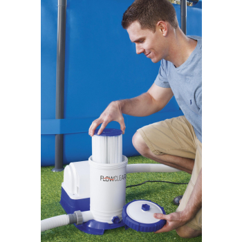Filtrująca Pompa basenowa FlowClear BESTWAY 9463l/h + Wymienny filtr IV