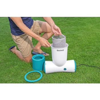 Filtrująca Pompa basenowa ze Skimmerem Skimatic FlowClear 3974l/h BESTWAY + Filtr wymienny