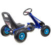 Gokart Air na pedały dla dzieci 3+ Niebieski + Pompowane opony + Regulowany fotel