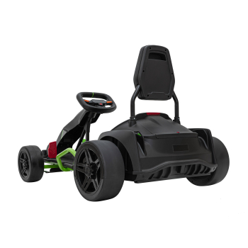 Gokart Fast 3 Drift na akumulator dla dzieci Czarny + Funkcja driftu + Silniki 2x150W + Radio LED + Pasy