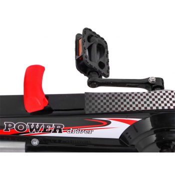 Gokart Full Ahead AIR na pedały dla dzieci 3+ Czerwony + Regulacja siedziska + Pompowane koła + Hamulec ręczny
