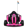 Gokart Speed 7 Drift King na akumulator dla dzieci Różowy + Funkcja driftu + Sportowe siedzenie + 2 Prędkości + EVA