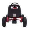 Gokart na Pedały AIR PerHour dla dzieci Czerwony + Hamulec ręczny + Pompowane koła + Regulacja siedzenia