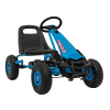 Gokart na Pedały AIR PerHour dla dzieci Niebieski + Hamulec ręczny + Pompowane koła + Regulacja siedzenia