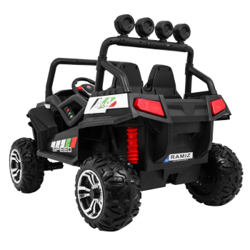 Grand Buggy Strong Lift dla dzieci Biały + Napęd 4x4 + Pilot + Bagażnik + Radio MP3 + LED
