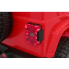 Jeep Wrangler Rubicon na akumulator dla dzieci Czerwony + Pilot + Radio MP3 LED + Koła EVA