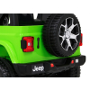 Jeep Wrangler Rubicon na akumulator dla dzieci Zielony + Pilot + Radio MP3 LED + Koła EVA