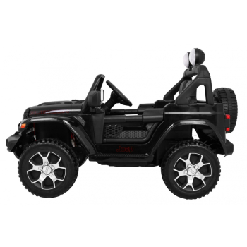 Jeep Wrangler Rubicon terenowy na akumulator dla dzieci Czarny + Pilot  + 4x4