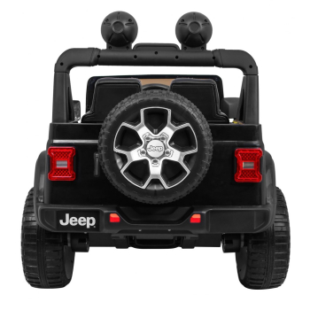 Jeep Wrangler Rubicon terenowy na akumulator dla dzieci Czarny + Pilot  + 4x4