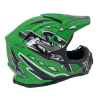 Kask Motocyklowy Enduro Zielony M