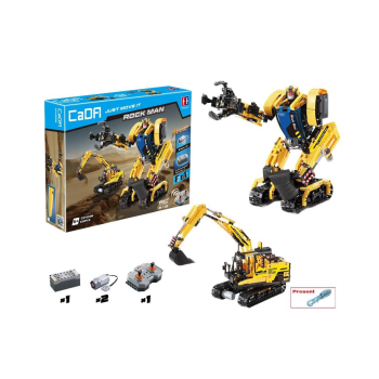 Klocki R/C 2w1 Robot Koparka EE