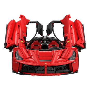 Klocki konstrukcyjne CaDA Master 4739 el. Auto Viva Hypercar dla dzieci 14+ Model 1:8 + Ruchome elementy + Gumowe opony