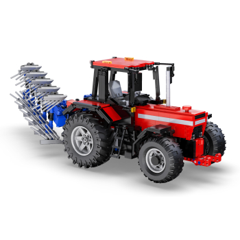 Klocki techniczne CaDA Master 1675 el. Zdalnie sterowany Traktor z pługiem Eric Trax