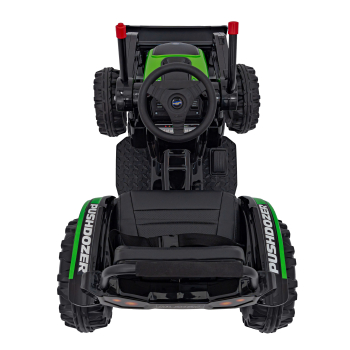 Koparka Traktor na akumulator dla dzieci Zielony + Ruchome Ramię Łyżka + Pilot + Wolny Start + Radio FM + LED