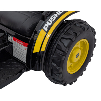 Koparka Traktor na akumulator dla dzieci Żółty + Ruchome Ramię Łyżka + Pilot + Wolny Start + Radio FM + LED