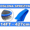 Kołnierz ochronny na sprężyny SkyRamiz Niebieski do trampoliny ogrodowej 427cm/14FT