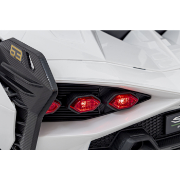 Lamborghini SIAN na akumulator dla dzieci Biały + Pilot + EVA + Wolny Start + Audio LED