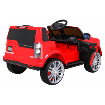 Land Rover Discovery Autko elektryczne dla dzieci, Czerwony SUV + Pilot