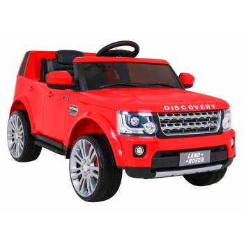 Land Rover Discovery Autko elektryczne dla dzieci, Czerwony SUV + Pilot