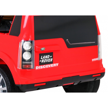Land Rover Discovery Autko elektryczne dla dzieci, Czerwony SUV + Pilot