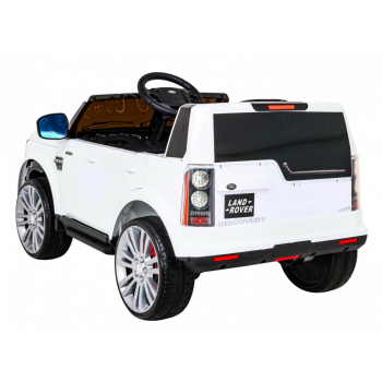 Land Rover Discovery Autko elektryczne dla dzieci Biały SUV + Pilot