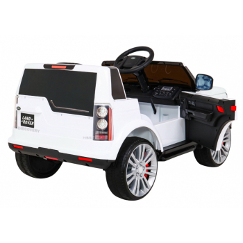 Land Rover Discovery Autko elektryczne dla dzieci Biały SUV + Pilot