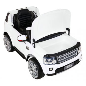 Land Rover Discovery Autko elektryczne dla dzieci Biały SUV + Pilot