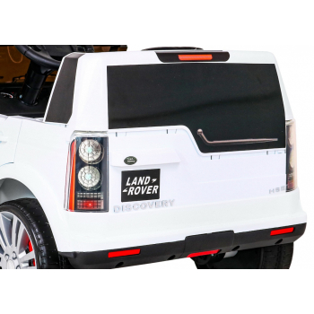 Land Rover Discovery Autko elektryczne dla dzieci Biały SUV + Pilot