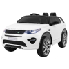 Land Rover Discovery dla dzieci Biały + Pilot + 5-pkt pasy + Regulacja siedzenia + EVA + MP3 LED