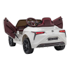 Lexus LC500 na akumulator dla dzieci Biały + Pilot + Wolny Start + EVA + Audio LED