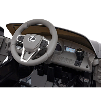 Lexus LC500 na akumulator dla dzieci Czarny + Pilot + Wolny Start + EVA + Audio LED