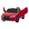 Lexus LC500 na akumulator dla dzieci Czerwony + Pilot + Wolny Start + EVA + Audio LED