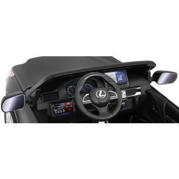 Lexus LX570 Lakierowane Autko dla 2 dzieci Czarny + Pilot + Koła EVA + Radio MP3 LED