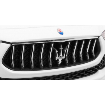 Maserati Ghibli na akumulator dla dzieci Biały + Pilot