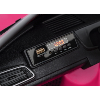 Maserati Ghibli na akumulator dla dzieci Różowy + Pilot + EVA + Wolny Start + LED Audio