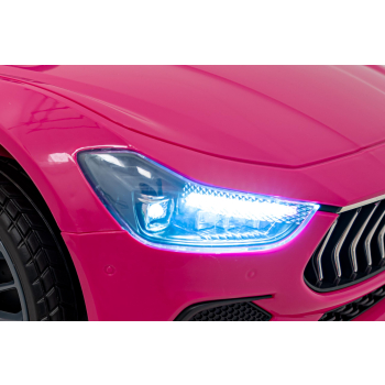 Maserati Ghibli na akumulator dla dzieci Różowy + Pilot + EVA + Wolny Start + LED Audio