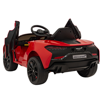 McLaren Artura na akumulator dla dzieci Czerwony + Napęd 4x4 + Pilot + Wolny Start + EVA + Audio LED