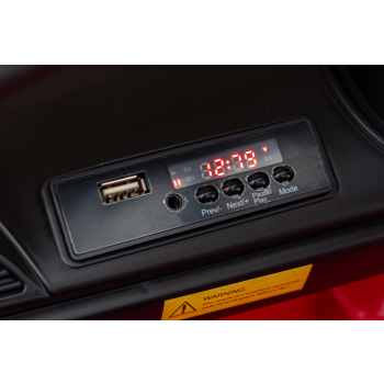 McLaren Artura na akumulator dla dzieci Czerwony + Napęd 4x4 + Pilot + Wolny Start + EVA + Audio LED