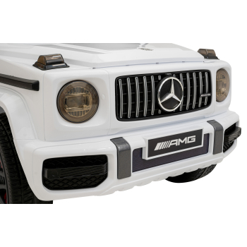 Mercedes AMG G63 dla dzieci Biały + Pilot
