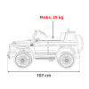 Mercedes AMG G63 dla dzieci Czerwony + Pilot